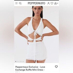 Peppermayo Love Exchange Mini Dress